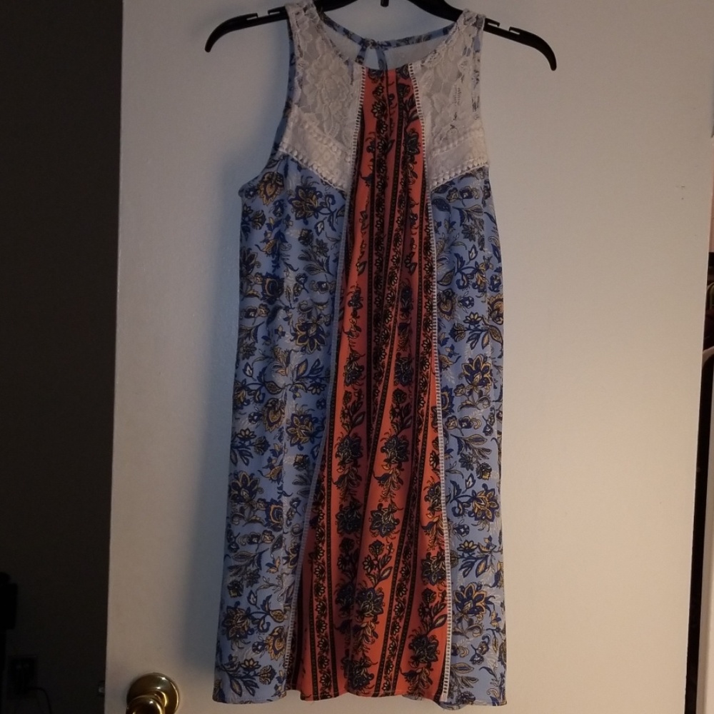 Floral and Lace Dress